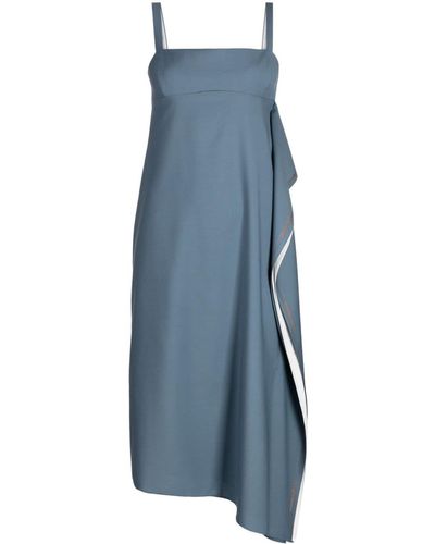 Ports 1961 レイヤード ドレス - ブルー