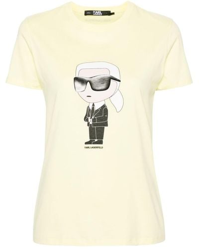 Karl Lagerfeld Ikonik 2.0 Karl T-shirt - Natural