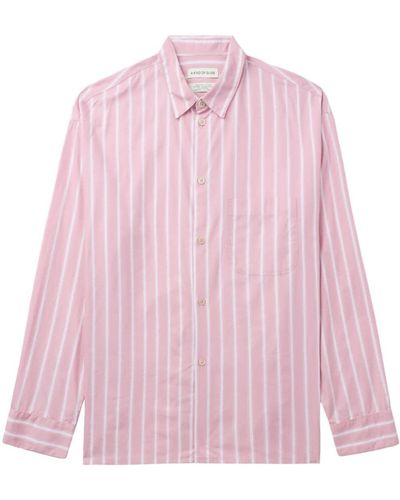 A Kind Of Guise Gusto Striped Cotton Shirt - Pink