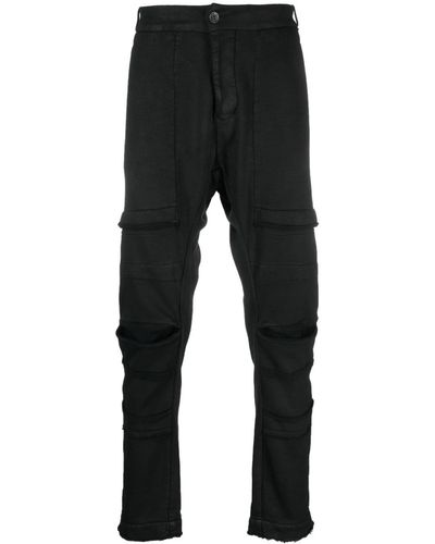 Masnada Jersey Tapered-leg Pants - Black