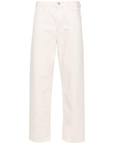 Jil Sander Regular-Fit Japanese Denim Trousers - White