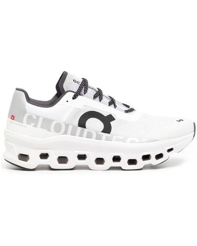 On Shoes Baskets Cloudmonster - Blanc