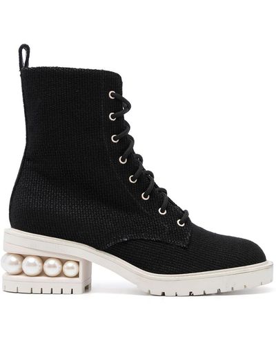 Nicholas Kirkwood Casati Combat Boots - Zwart