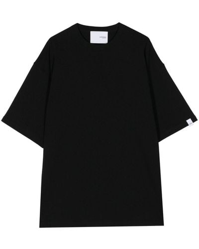 Yoshio Kubo T-Shirt mit Hai-Print - Schwarz