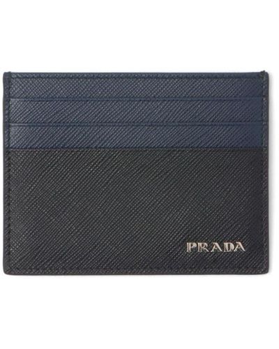 Portefeuilles et porte-cartes Bleu Prada pour homme | Lyst