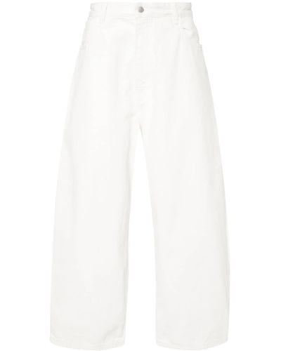 Studio Nicholson Paolo Jeans mit weitem Bein - Weiß