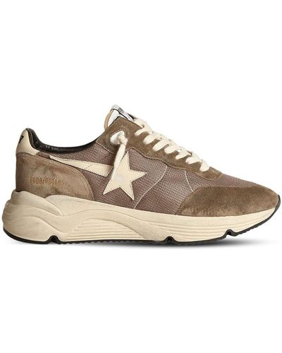 Golden Goose Sneakers con inserti Running Sole - Marrone