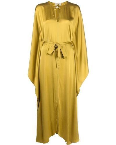 Forte Forte Silk Kaftan Dress - Yellow