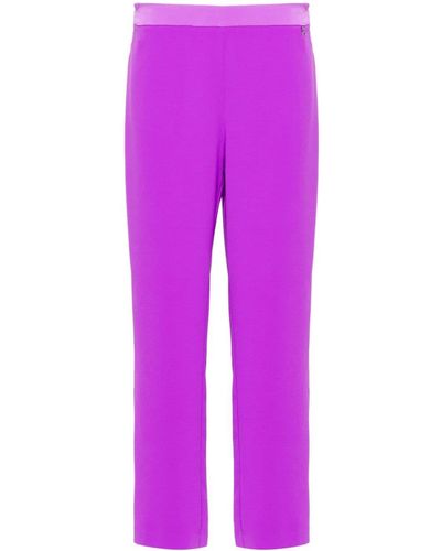 Twin Set Actitude New York Tapered Pants - Purple