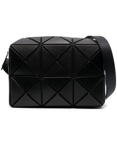 Bao Bao Issey Miyake Cuboid Geometric-panel Crossbody Bag - Black