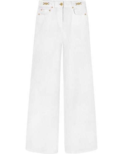 Versace Mid-rise Flared Jeans - White