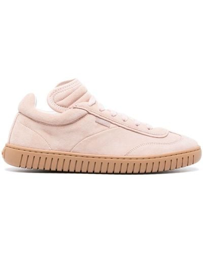 Bally Player Lace-up Suede Sneakers - Pink