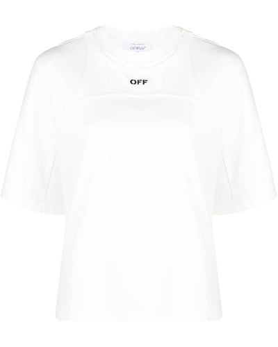 Off-White c/o Virgil Abloh ロゴ Tシャツ - ホワイト