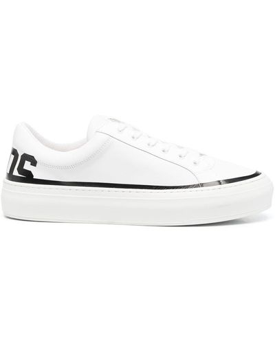 Gcds Logo-print Low-top Sneakers - White