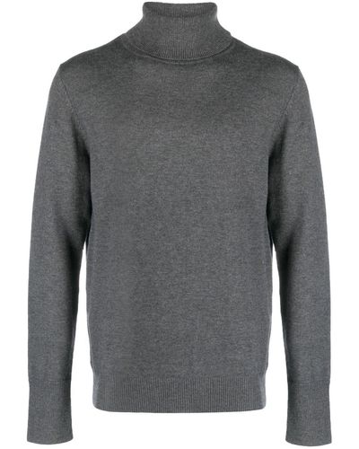 Aspesi Roll-neck Wool Jumper - Grey