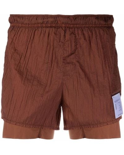 Satisfy Trail 3" Shorts - Brown