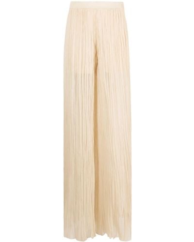 Alberta Ferretti Semi-doorzichtige Broek - Naturel