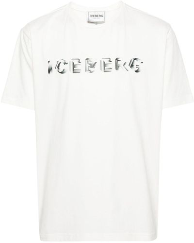 Iceberg ロゴ Tシャツ - ホワイト