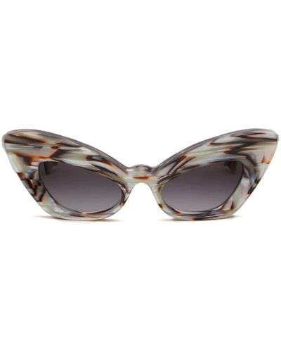 Marni Cat-eye Frame Sunglasses - Brown
