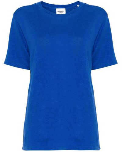 Isabel Marant Camiseta con cuello redondo - Azul