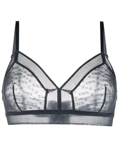 Eres Courbe Triangle Bralette - Grey