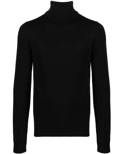 HUGO タートルネック セーター - ブラック