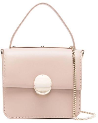 Chloé Micro Penelope Leather Tote Bag - Pink