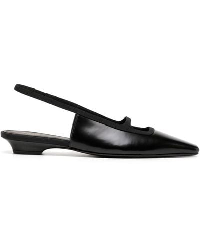 Neous Sabik Slingback Leather Pumps - Black