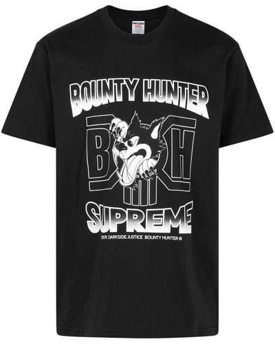 Supreme X Bounty Hunter Wolf T-shirt - Black