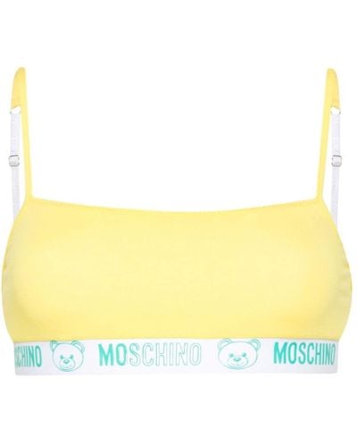 Moschino Teddy Bear-underband Strap - Yellow