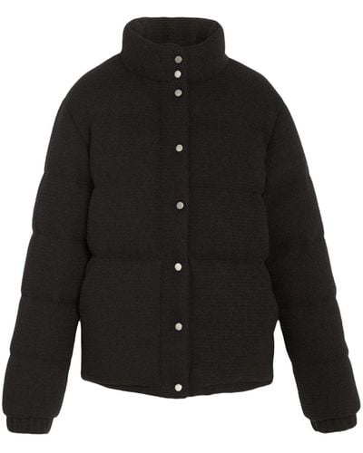 Barrie Cashmere Puffer Jacket - Black