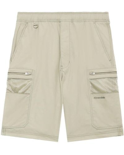 Chocoolate Logo-embroidered Track Shorts - Natural