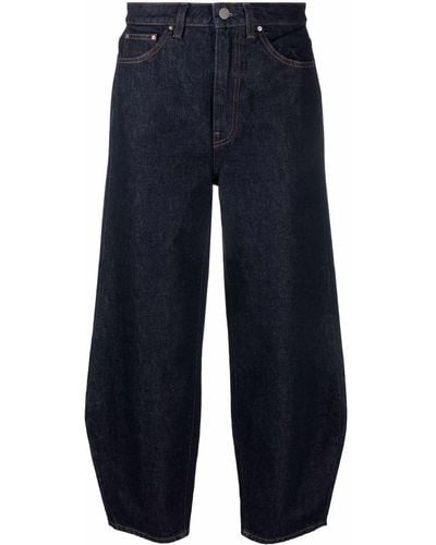 Totême Tapered Cropped Jeans - Blue