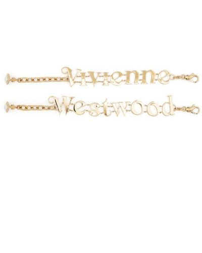 Vivienne Westwood Lot de deux bracelets Raimunda Twin - Neutre