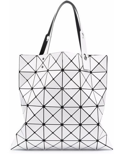 Bao Bao Issey Miyake Bolso shopper Lucent con paneles geométricos - Blanco