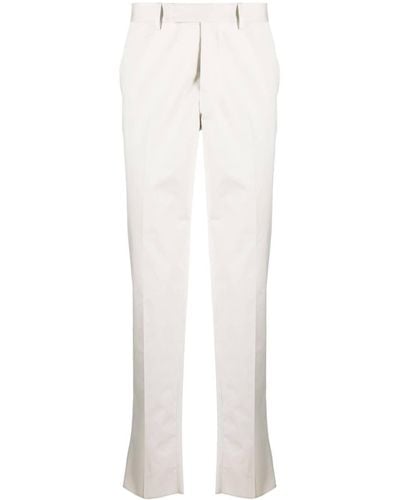 Lardini Mid-rise Tailored Pants - White