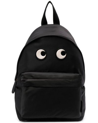 Anya Hindmarch Eyes Recycled Nylon Backpack - Black