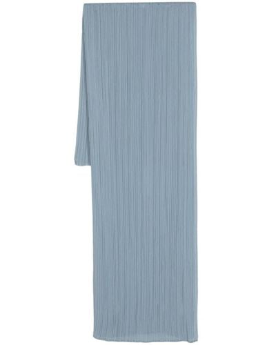 Pleats Please Issey Miyake Madame-t August Pleated Scarf - Blue