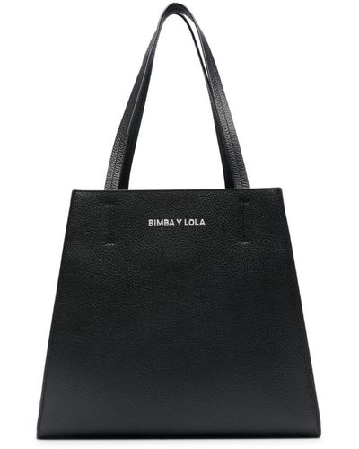 Bimba Y Lola Large Shopper Tote Bag - Black