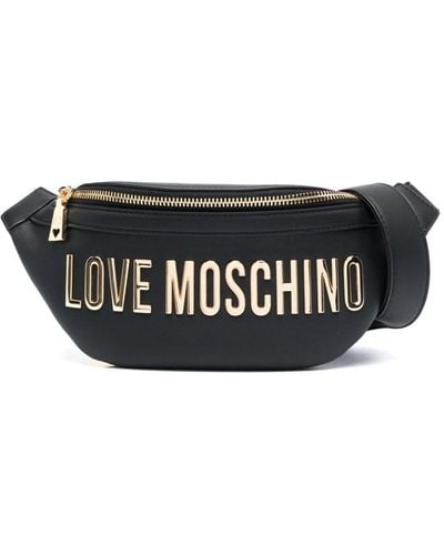 Love Moschino Logo-print Belt Bag - White