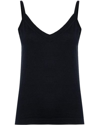 N.Peal Cashmere Top - Nero