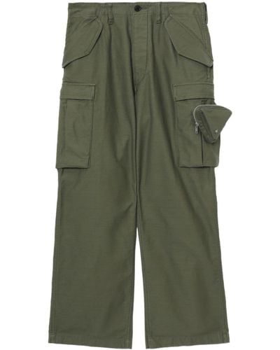 Toga Straight-leg Cargo Trousers - Green