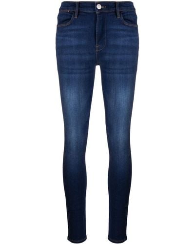 FRAME Le High Skinny-Jeans - Blau