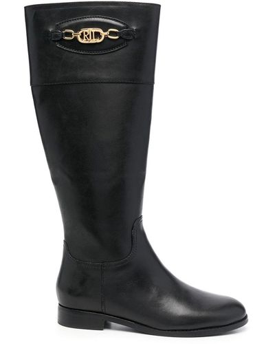 Lauren ralph lauren makaila wide calf riding clearance boot