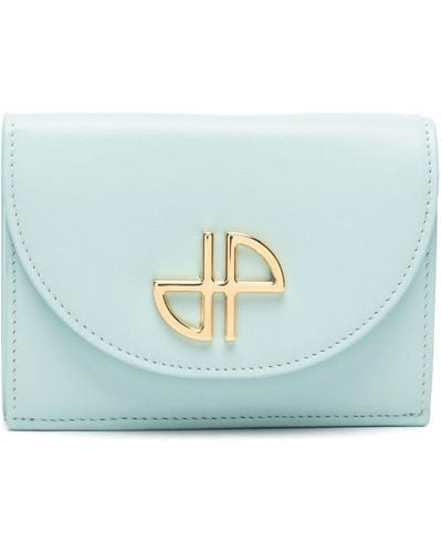 Patou Jp Leather Wallet - Blue
