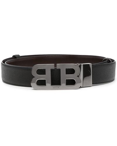 Bally B Mirror Belt - Black