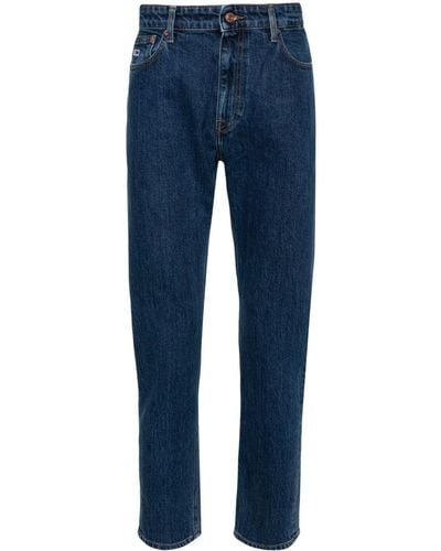 Tommy Hilfiger Mid-rise Tapered Jeans - Blue