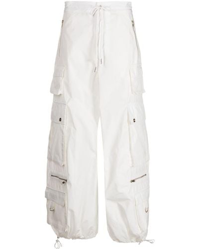 Cynthia Rowley Wide-leg Cargo Trousers - White