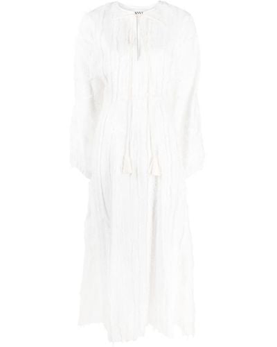 Lanvin Tassel-detail Dress - White