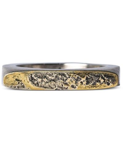 Parts Of 4 Sistema Gold-plated Sterling Silver Ring - White